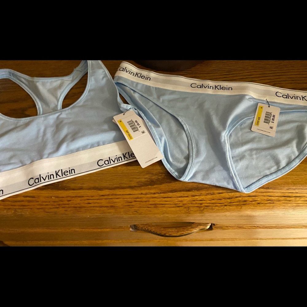 Calvin Klein Racerback bra and panty set